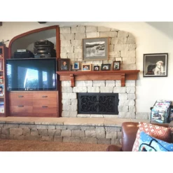 Classic Rectangular Fireplace Door - Wrought Iron -AMS FIREPLACE Sales classic 1 fireplace door web12 44115.1582137183