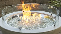 30" Round Glass Guard - GLASS-GUARD-30-R - The Outdoor Greatroom Company