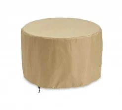 Outdoor GreatRoom Round Tan Protective Cover. (34" W X 34" D X 21.13" H) - CVR36