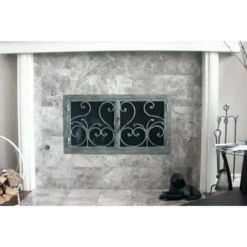 Del Mar Rectangular Fireplace Door - Wrought Iron 17 Del Mar Rectangular Fireplace Door - Wrought Iron -AMS FIREPLACE Sales del mar 12 rectangular fireplace door web4 03274.1575310733
