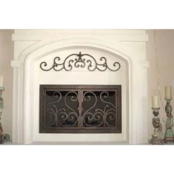 Del Mar Rectangular Fireplace Door - Wrought Iron 18 Del Mar Rectangular Fireplace Door - Wrought Iron -AMS FIREPLACE Sales del mar 12 rectangular fireplace door web7 84699.1575310733