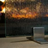 Rain Glass Freestanding Glass Fireplace Screen | AMS Fireplace 1 Rain Glass Freestanding Glass Fireplace Screen | AMS Fireplace -AMS FIREPLACE Sales eched glass free standing screen 1 34186.1675278846