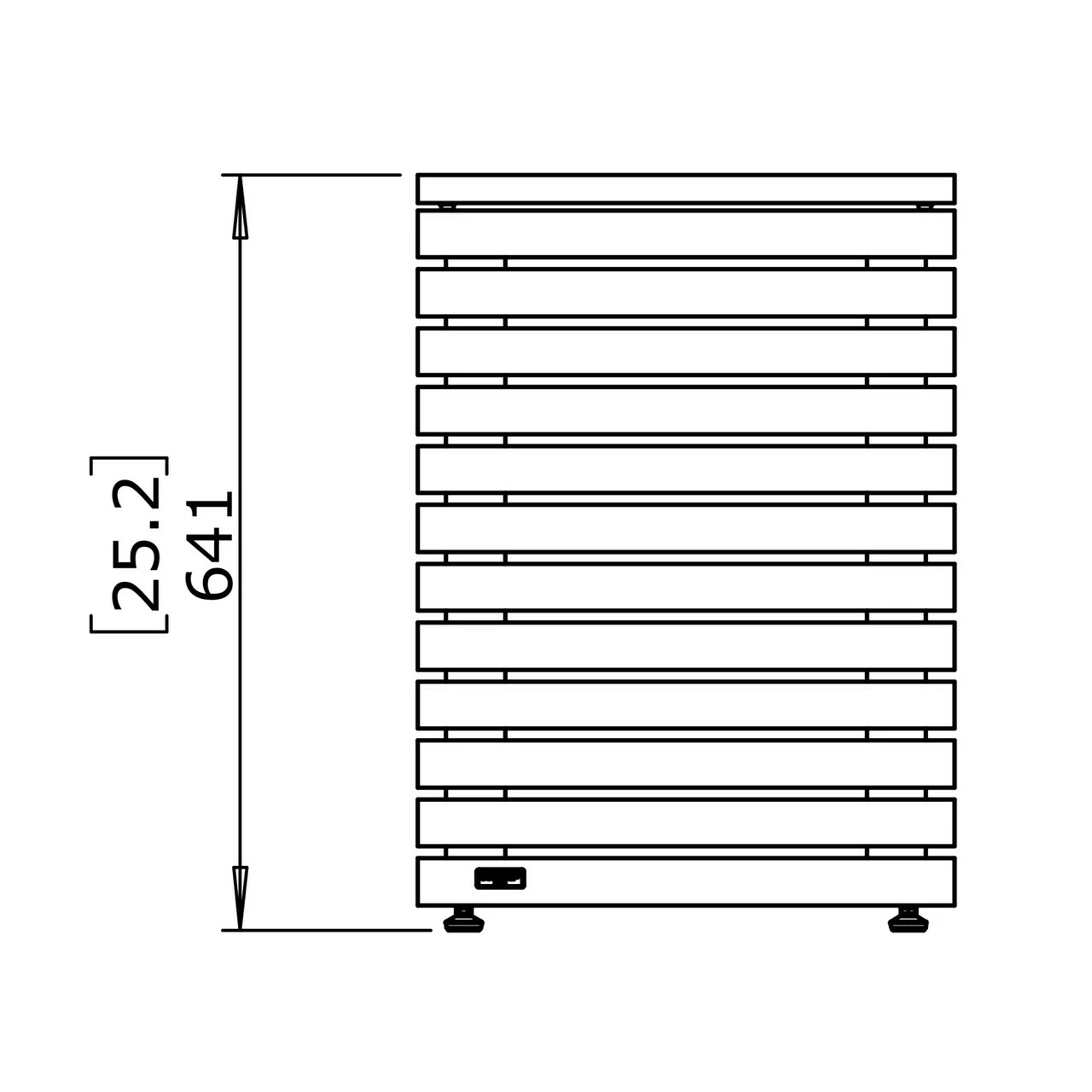 Fire Stool Tank (Teak) - EcoSmart Fire 4 Fire Stool Tank (Teak) - EcoSmart Fire - Image 2