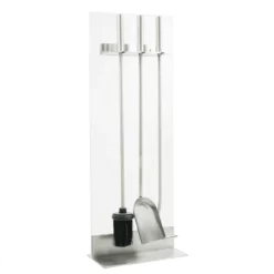 Elite Clear Fireplace Tool Set - 4pc