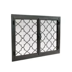 Encinitas Rectangular Fireplace Door - Wrought Iron 7 Encinitas Rectangular Fireplace Door - Wrought Iron -AMS FIREPLACE Sales encinitas 21 rectangular fireplace door web1 30387.1574882393