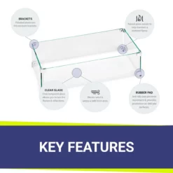 24" Rectangular Glass Wind And Flame Guard | American Fire Glass 9 24" Rectangular Glass Wind And Flame Guard | American Fire Glass -AMS FIREPLACE Sales fg afpp 24 bubbles 15777.1615937534