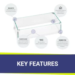 30" Rectangular Glass Wind And Flame Guard | American Fire Glass 8 30" Rectangular Glass Wind And Flame Guard | American Fire Glass -AMS FIREPLACE Sales fg afpp 30 bubbles 73537.1615938230