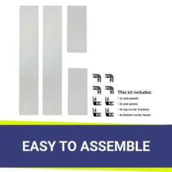 30" Rectangular Glass Wind And Flame Guard | American Fire Glass 9 30" Rectangular Glass Wind And Flame Guard | American Fire Glass -AMS FIREPLACE Sales fg afpp 30 round corner 88576.1615938230