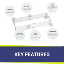 36" Rectangular Glass Wind And Flame Guard | American Fire Glass 8 36" Rectangular Glass Wind And Flame Guard | American Fire Glass -AMS FIREPLACE Sales fg afpp 36 bubbles 45975.1615938449