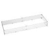 48" Rectangular Glass Wind And Flame Guard | American Fire Glass