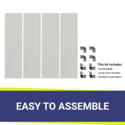 18" Square Glass Wind And Flame Guard | American Fire Glass -AMS FIREPLACE Sales fg sqp 18 round corner 28145.1615938625