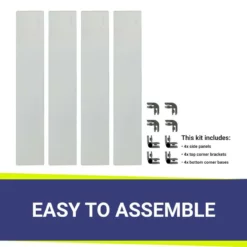 30" Square Glass Wind And Flame Guard | American Fire Glass 8 30" Square Glass Wind And Flame Guard | American Fire Glass -AMS FIREPLACE Sales fg sqp 30 round corner 09686.1615932184