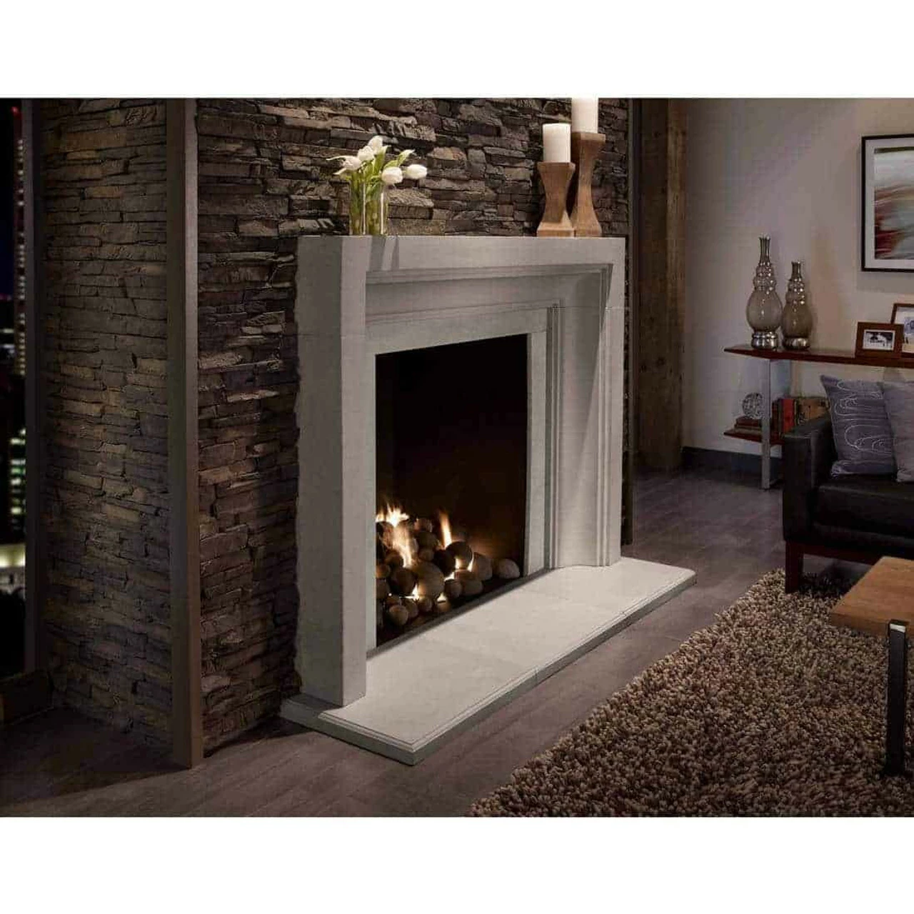 The Giada - Concrete Fireplace Surround 6 The Giada - Concrete Fireplace Surround - Image 4
