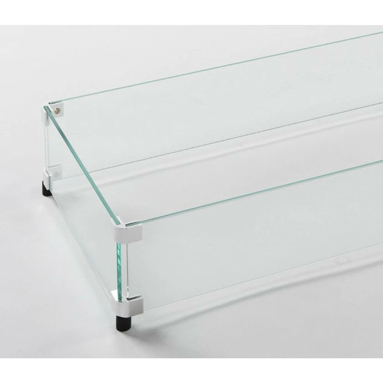 Folding Glass Wind Guard For 12" X 84" Linear Burner - Outdoor GreatRoom 4 Folding Glass Wind Guard For 12" X 84" Linear Burner - Outdoor GreatRoom - Image 2