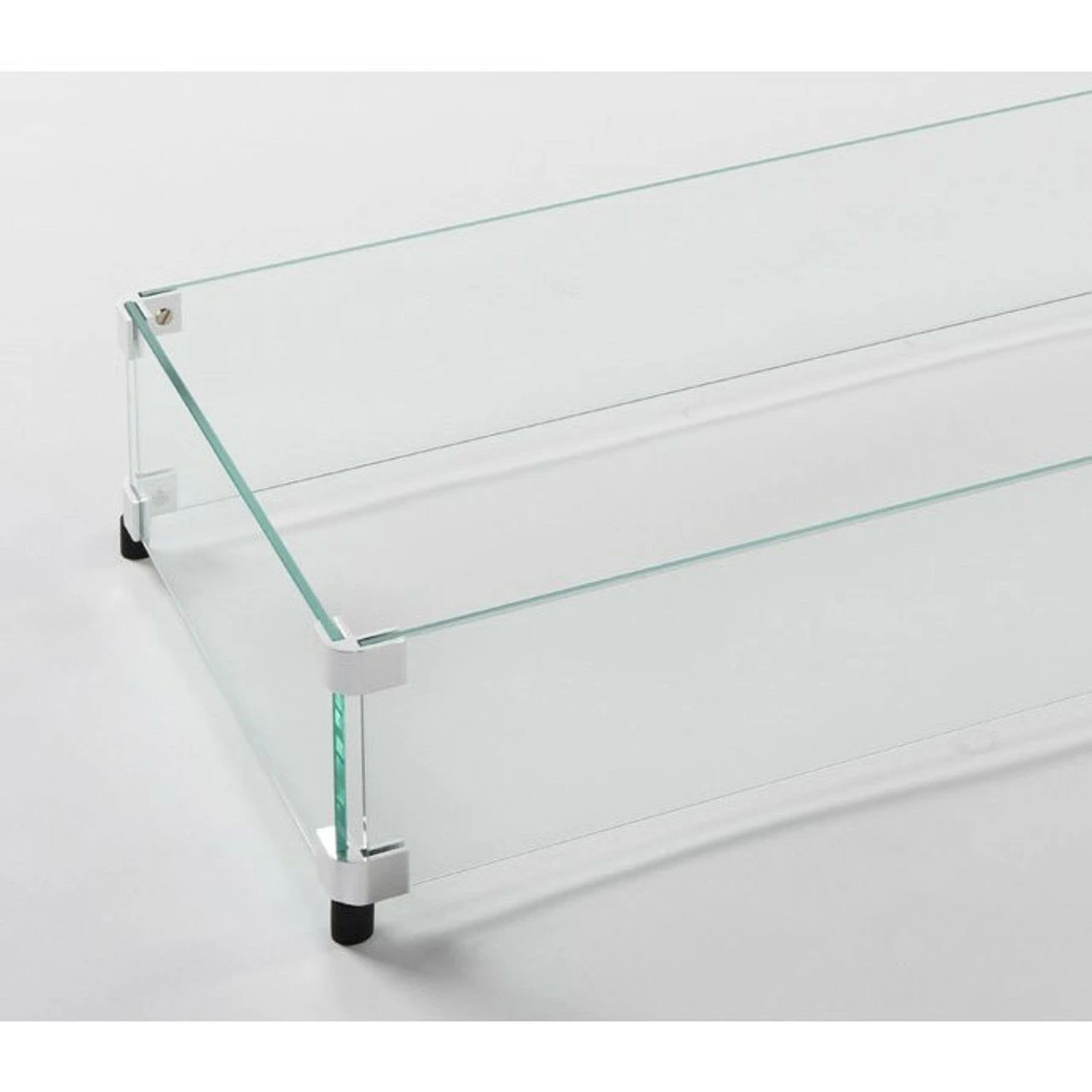 Folding Glass Wind Guard For 12" X 120" Linear Burner - Outdoor GreatRoom 4 Folding Glass Wind Guard For 12" X 120" Linear Burner - Outdoor GreatRoom - Image 2