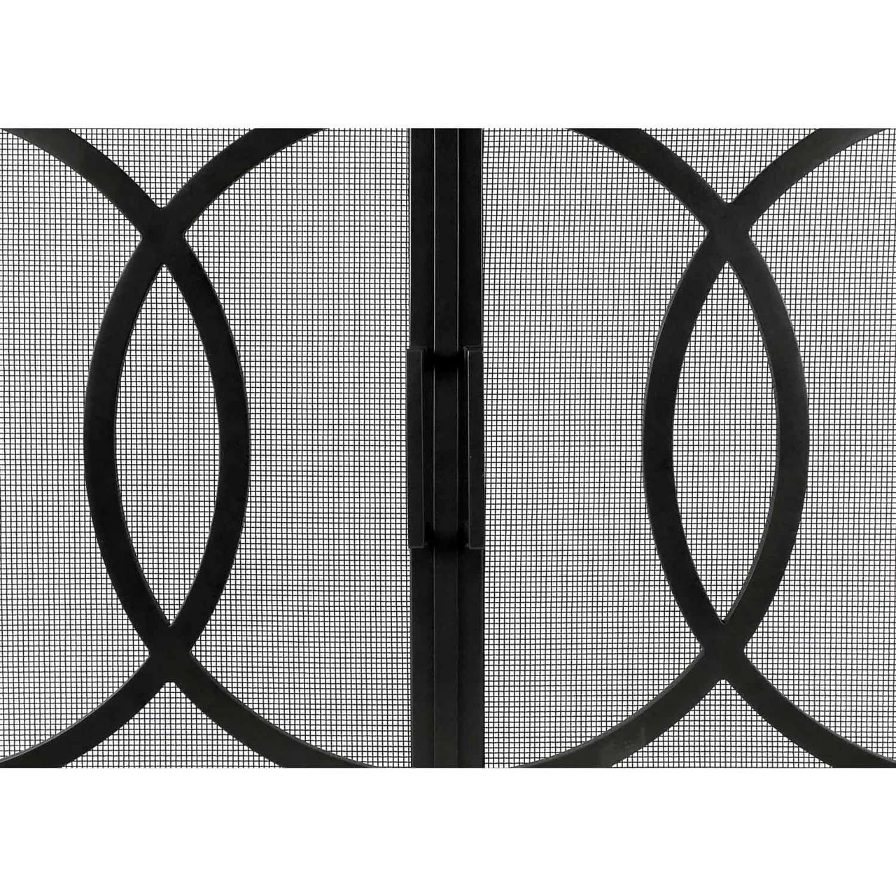 Half Moon Bay Rectangular Fireplace Door - Wrought Iron 5 Half Moon Bay Rectangular Fireplace Door - Wrought Iron - Image 3