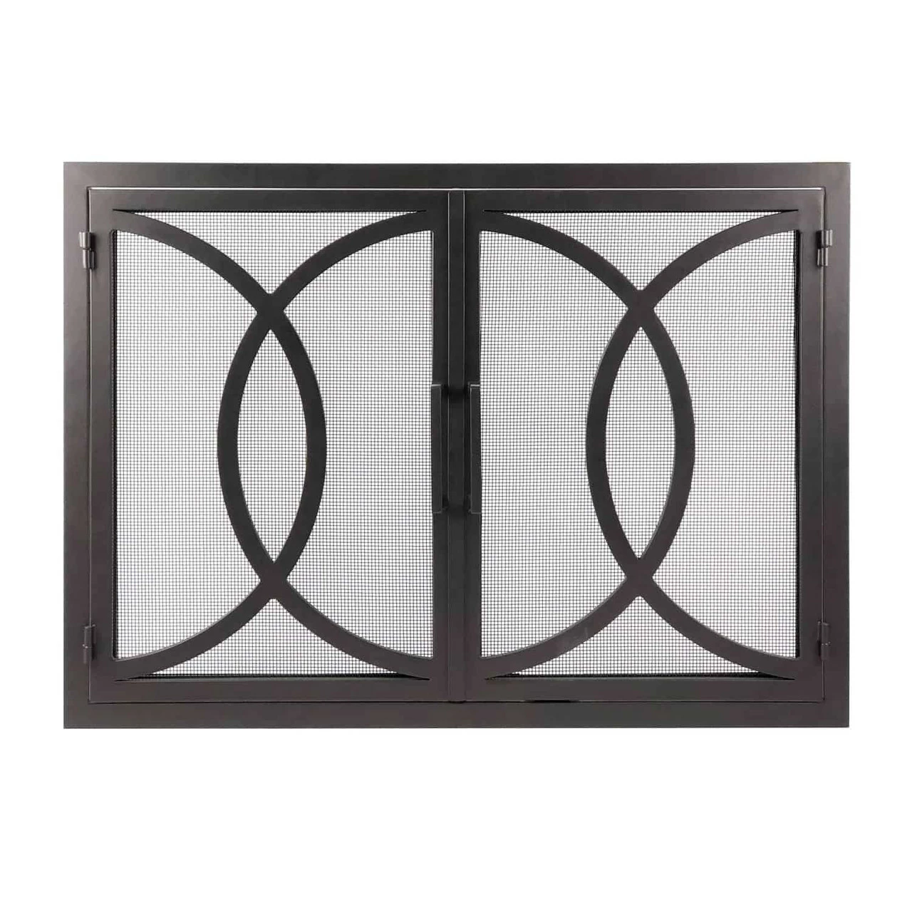 Half Moon Bay Rectangular Fireplace Door - Wrought Iron 3 Half Moon Bay Rectangular Fireplace Door - Wrought Iron