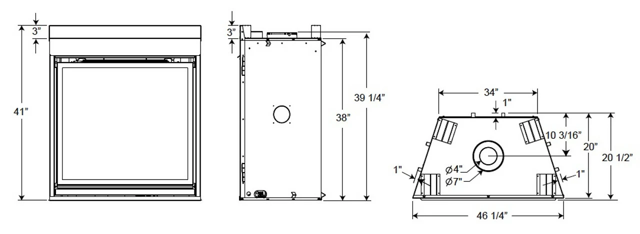 Napoleon HD46NTSB Clean Face High Definition Direct Vent Gas Fireplace 7 Napoleon HD46NTSB Clean Face High Definition Direct Vent Gas Fireplace - Image 5