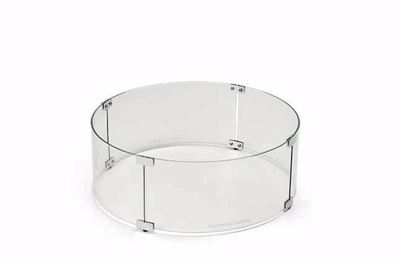 23" Round Tempered Glass Wind Guard - HPC 3 23" Round Tempered Glass Wind Guard - HPC