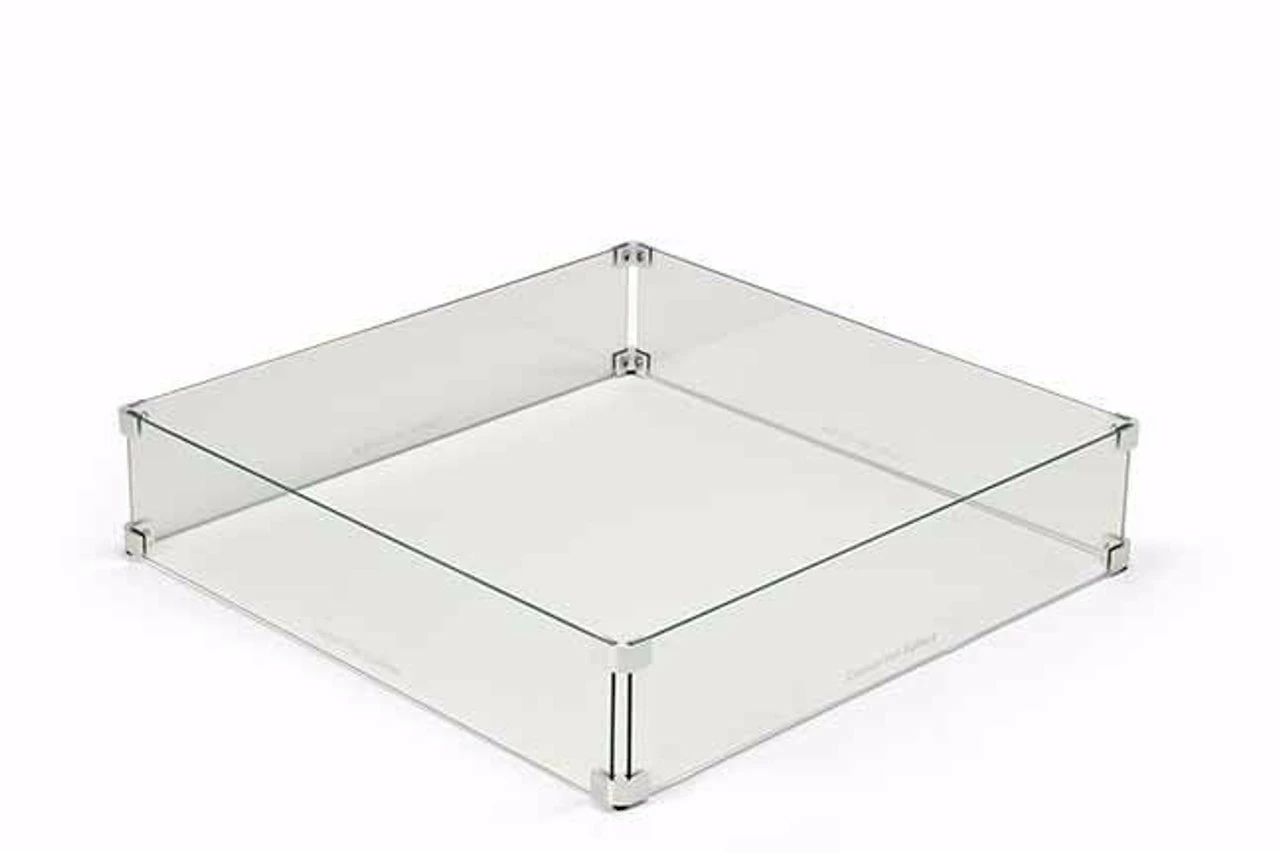 49 In X 49 In Square Tempered Glass Wind Guard - HPC 3 49 In X 49 In Square Tempered Glass Wind Guard - HPC