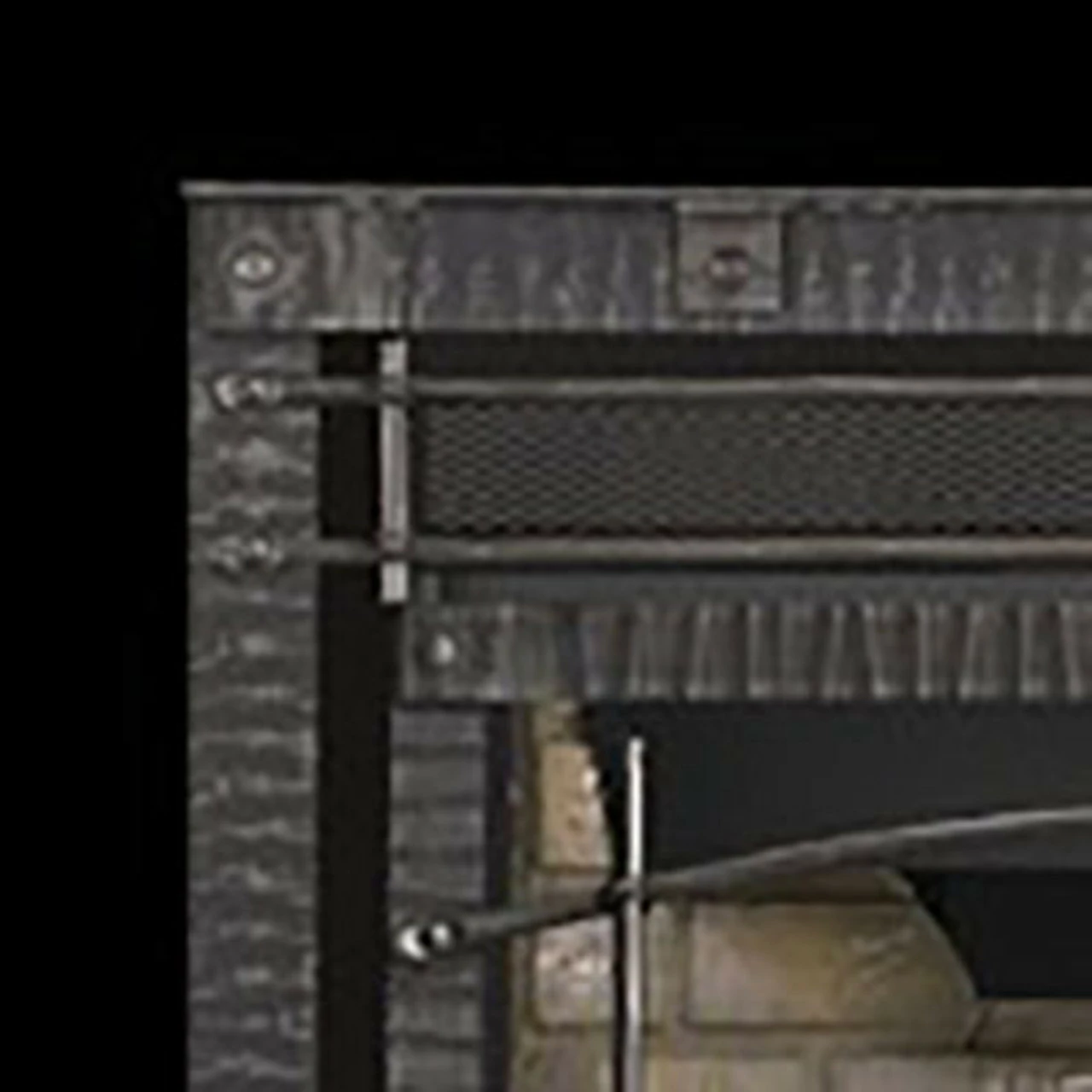 Scalloped Wrought Iron Surround For GX70 Fireplace - Napoleon 3 Scalloped Wrought Iron Surround For GX70 Fireplace - Napoleon