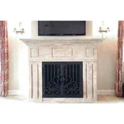 Lannister Rectangular Fireplace Door - Wrought Iron 9 Lannister Rectangular Fireplace Door - Wrought Iron -AMS FIREPLACE Sales lannister 42 fireplace door web3 43218.1574814975