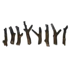 8 Piece Natural Wood Log Set - Amantii