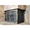 Santa Cruz Rectangular L-Shape Fireplace Door - Wrought Iron 1 Santa Cruz Rectangular L-Shape Fireplace Door - Wrought Iron -AMS FIREPLACE Sales mission 18 l shape web1 57036.1582223108
