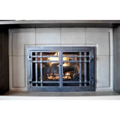Mission Rectangular Fireplace Door - Wrought Iron 9 Mission Rectangular Fireplace Door - Wrought Iron -AMS FIREPLACE Sales mission 18 rectangular fireplace door web2 58487.1575307635