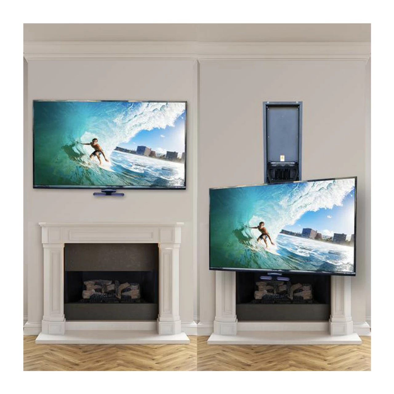 MM750 Pro Pull Down TV Mount | MantelMount 4 MM750 Pro Pull Down TV Mount | MantelMount - Image 2