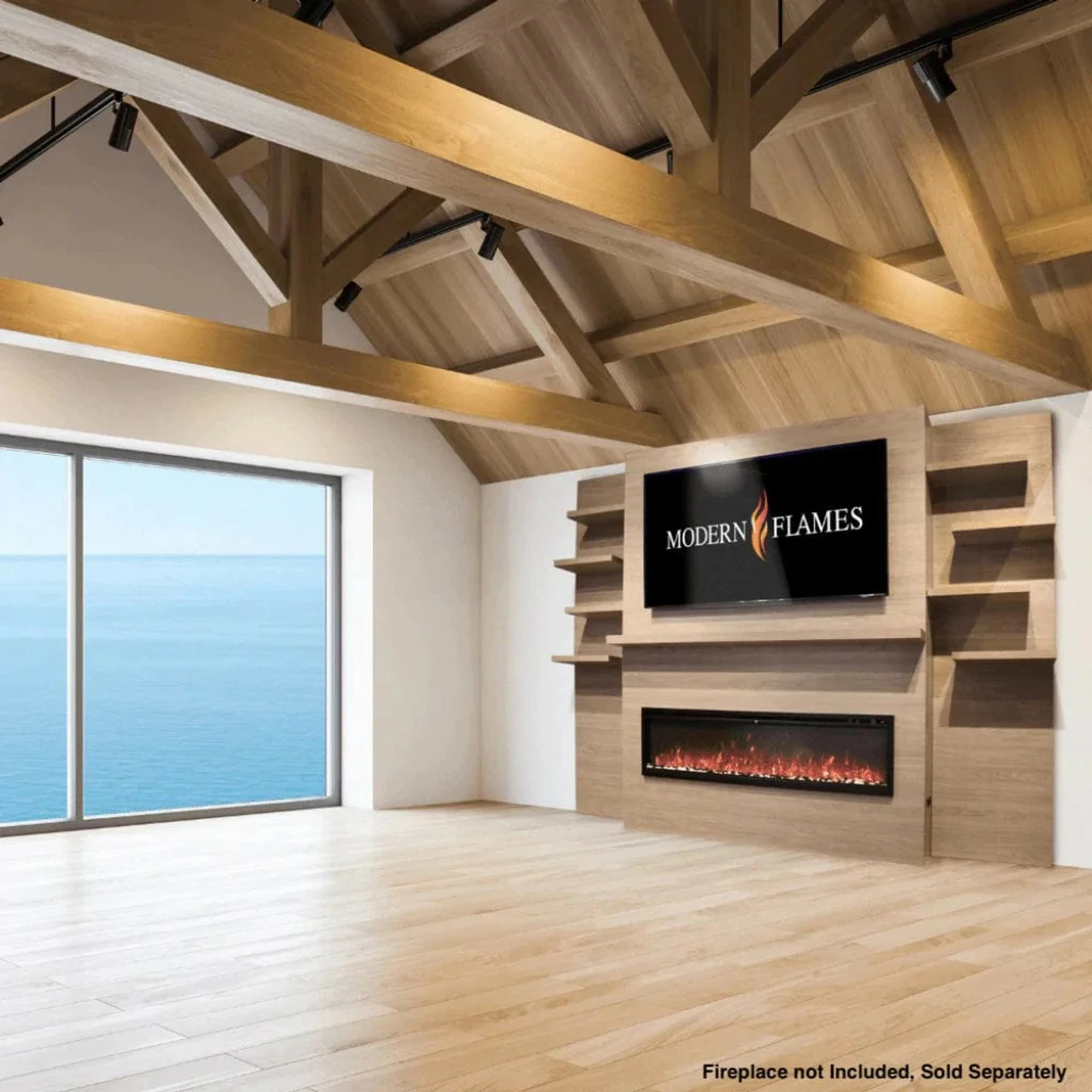 Allwood Fireplace Wall System For Spectrum Slimline 60" Fireplace - Modern Flames 9 Allwood Fireplace Wall System For Spectrum Slimline 60" Fireplace - Modern Flames - Image 7