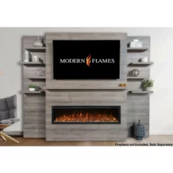 Allwood Fireplace Wall System For Spectrum Slimline 60" Fireplace - Modern Flames