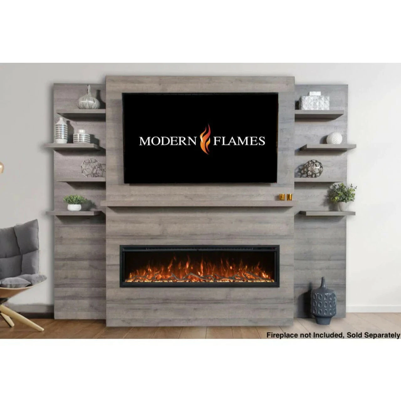 Allwood Fireplace Wall System For Spectrum Slimline 60" Fireplace - Modern Flames 3 Allwood Fireplace Wall System For Spectrum Slimline 60" Fireplace - Modern Flames