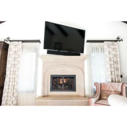 Montclair Rectangular Fireplace Door - Wrought Iron 8 Montclair Rectangular Fireplace Door - Wrought Iron -AMS FIREPLACE Sales montclair fireplace door bedroom 1 14983.1581641484