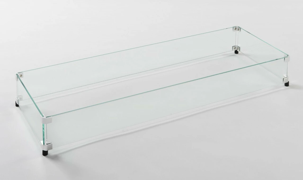 Glass Wind Guard For 12" X 42" Linear Burner - GLASS GUARD-1242 - Outdoor GreatRoom 4 Glass Wind Guard For 12" X 42" Linear Burner - GLASS GUARD-1242 - Outdoor GreatRoom - Image 2
