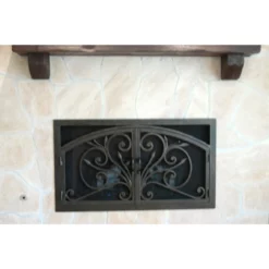 Orchid Rectangular Inside Arch Fireplace Door - Wrought Iron 9 Orchid Rectangular Inside Arch Fireplace Door - Wrought Iron -AMS FIREPLACE Sales orchid 4 arch rec web2 57496.1657651292