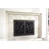 Poseidon Rectangular Fireplace Door - Wrought Iron 2 Poseidon Rectangular Fireplace Door - Wrought Iron -AMS FIREPLACE Sales poseidon 33 fireplace doors web1 25369.1574881162