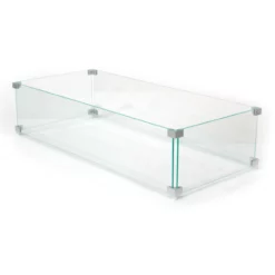 35" X 15" Rectangular Wind Guard | AMS Fireplace