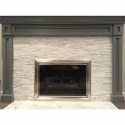Reflections Rectangular Fireplace Door - Aluminum 12 Reflections Rectangular Fireplace Door - Aluminum -AMS FIREPLACE Sales reflection 28 web6 47542.1574881819