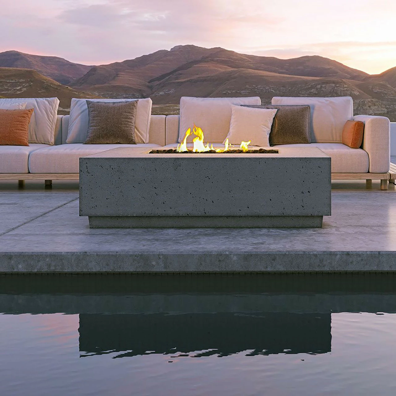 56" Sanctuary 1 AWS Ignition Fire Pit - Firegear 4 56" Sanctuary 1 AWS Ignition Fire Pit - Firegear - Image 2