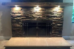 Santa Cruz Rectangular Fireplace Door - Wrought Iron 7 Santa Cruz Rectangular Fireplace Door - Wrought Iron -AMS FIREPLACE Sales santa cruz fireplace door web2 34072.1574816248