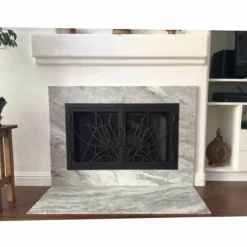 Saratoga Rectangular Fireplace Door - Wrought Iron 19 Saratoga Rectangular Fireplace Door - Wrought Iron -AMS FIREPLACE Sales saratoga 16 fireplace door ams web 05465.1574812996