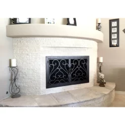 Sequoia Rectangular Fireplace Door - Wrought Iron 14 Sequoia Rectangular Fireplace Door - Wrought Iron -AMS FIREPLACE Sales sequoia 3 02 web 76590.1581970435