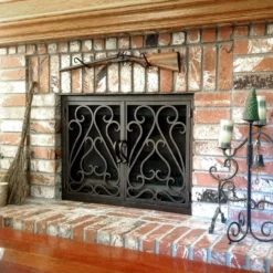 Sequoia Rectangular Fireplace Door - Wrought Iron 17 Sequoia Rectangular Fireplace Door - Wrought Iron -AMS FIREPLACE Sales sequoia 3 04 web 98488.1581970435
