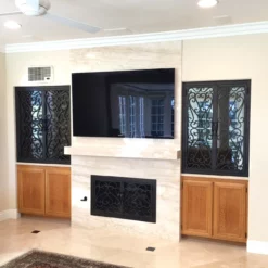 Sequoia Rectangular Fireplace Door - Wrought Iron 16 Sequoia Rectangular Fireplace Door - Wrought Iron -AMS FIREPLACE Sales sequoia 3 3 door web 35065.1581970435