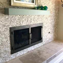 Sky Rectangular Fireplace Door - Wrought Iron 10 Sky Rectangular Fireplace Door - Wrought Iron -AMS FIREPLACE Sales sky 24 fireplace door stack stone 83997.1579650626