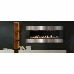 FORTY6 - Solas Wall Mounted Direct Vent Linear Fireplace