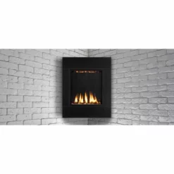 ONE6 - Solas Wall Mounted Direct Vent Linear Fireplace -AMS FIREPLACE Sales solas one6 high gloss black corner mount kit web 97731.1635269243