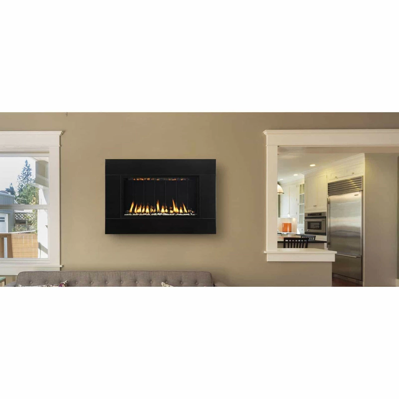 TWENTY6 - Solas Wall Mounted Direct Vent Linear Fireplace 7 TWENTY6 - Solas Wall Mounted Direct Vent Linear Fireplace - Image 5