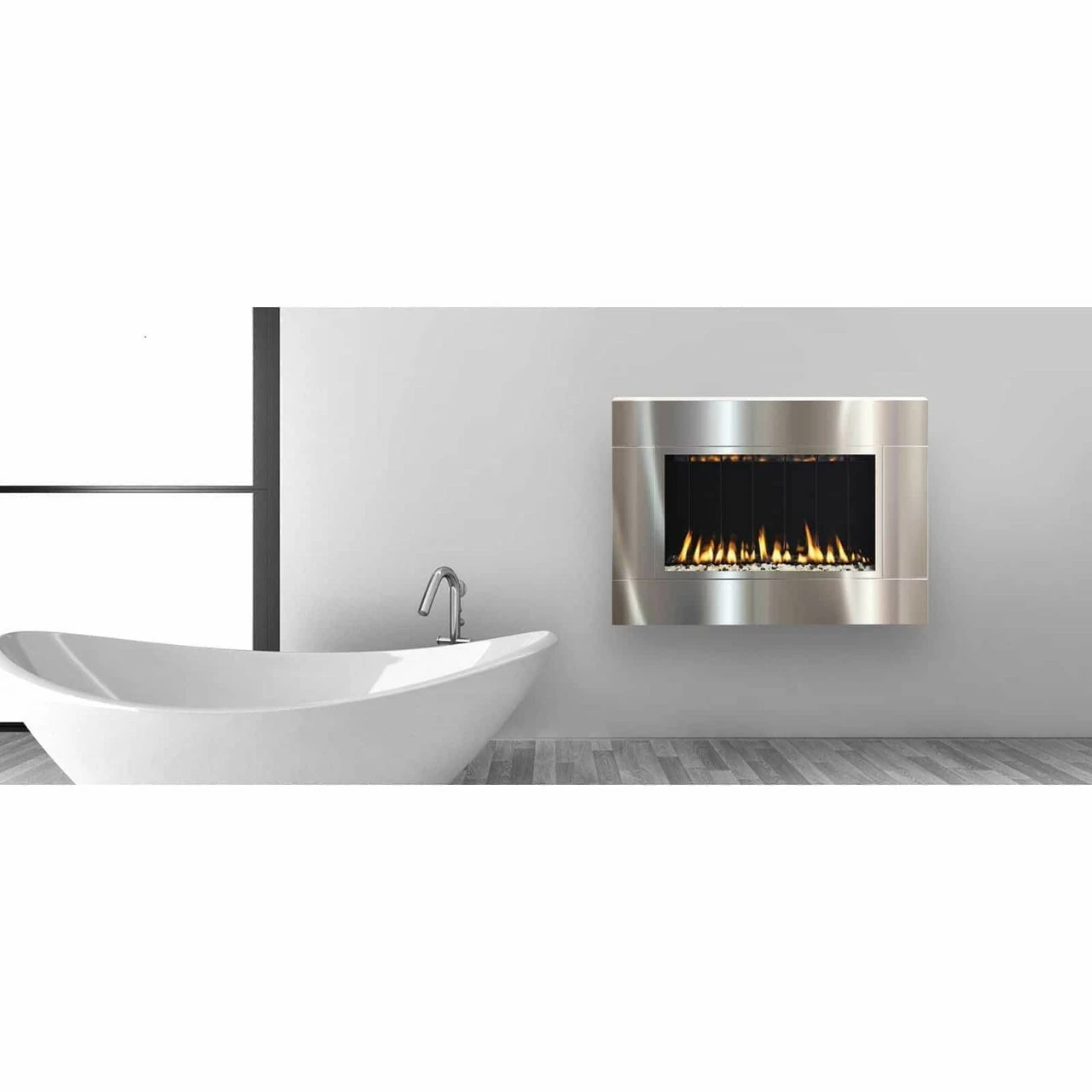 TWENTY6 - Solas Wall Mounted Direct Vent Linear Fireplace 8 TWENTY6 - Solas Wall Mounted Direct Vent Linear Fireplace - Image 6